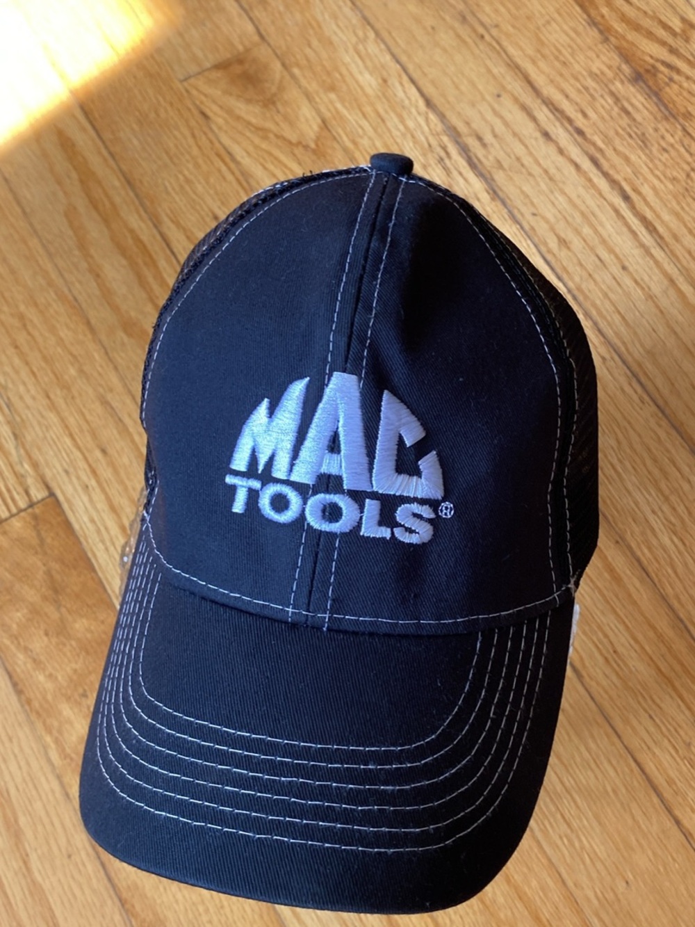 Black Embroidered Mac Tools Logo Baseball Cap Hat Like New